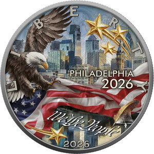 Monnaie USA AMERICAN EAGLE American Independence 1 Oz Argent 1$ USA 2026 (PRÉCOMMANDE)