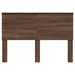 vidaXL Tête de lit Chêne brun 140 cm Bois d'ingénierie
