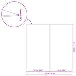 vidaXL Tapis de piscine Gris clair 274 x 274 x 0 1 cm Tissu non tissé