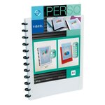 Protège-documents personnalisable viquel géode polypropylène opaque a4 30 pochettes couleur - blanc