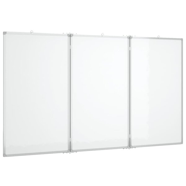 Tableau magnétique panneau écriture école maison bureau pliable 180 x 80 x 1 7 cm aluminium 02_0045527