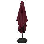 vidaXL Parasol de jardin avec base 200 x 300 cm Polyester