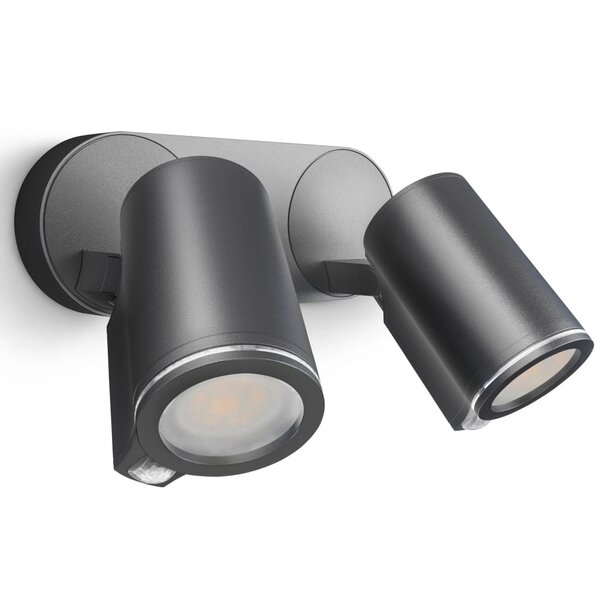 Steinel Projecteur d'extérieur à capteur Spot Duo Sensor Connect Noir