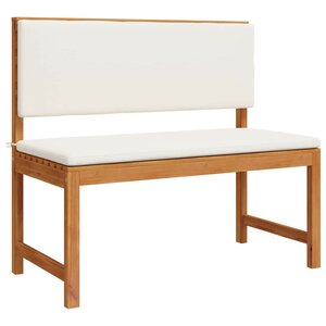 vidaXL Banc de jardin Marron 100 x 50 x 91cm Bois d'acacia massif