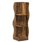 vidaXL Étagère d'angle Bois ancien 34 x 33 x 102 cm Bois d'ingénierie