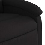 vidaXL Fauteuil de massage inclinable Noir Tissu
