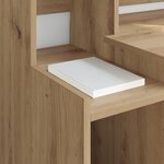 vidaXL Bureau chêne artisanal 97 x 45 x 90 cm Bois d'ingénierie
