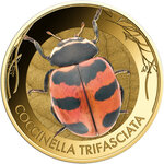 Monnaie WONDER WORLD OF LADYBIRDS Set 10x1/1000 Oz Or 3000 Francs Chad (PRÉCOMMANDE)
