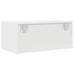 vidaXL Meubles TV 2 Pièces blanc 60x31x25 5 cm bois d'ingénierie