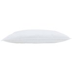 vidaXL Oreillers 2 Pièces Blanc 40 x 80 cm 130gsm 100  coton