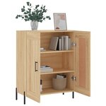 vidaXL Buffet chêne sonoma 69 5x34x90 cm bois d'ingénierie