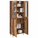 vidaXL Haut Armoire Bois Ancien 69 5 x 34 x 180 cm