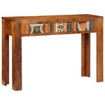 vidaXL Table console 110x35x75 cm bois massif d'acacia
