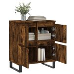 vidaXL Buffet Chêne fumé 60x35x70 cm Bois d'ingénierie
