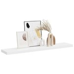 vidaXL Étagère murale flottante blanc 120x23 5x3 8 cm MDF