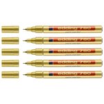 Marqueur Peinture 780 Or Pointe Fine 0 8 mm x 5 EDDING