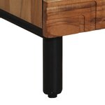 Highboard vidaXL 40x33x110 cm en bois d'acacia solide