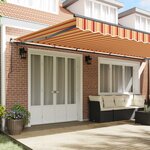 vidaXL Auvent Rétractable Jaune et Orange 600 × 350 cm