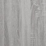 vidaXL Banc de rangement sonoma gris 82x42x46 cm bois d'ingénierie