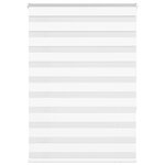 vidaXL Store zèbre blanc 115x150 cm largeur du tissu 110 9cm polyester