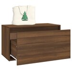 vidaXL Banc d'entrée 80x40x45 cm Chêne marron Bois d'ingénierie