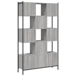 vidaXL Bibliothèque sonoma gris 102x28x172 cm bois d'ingénierie