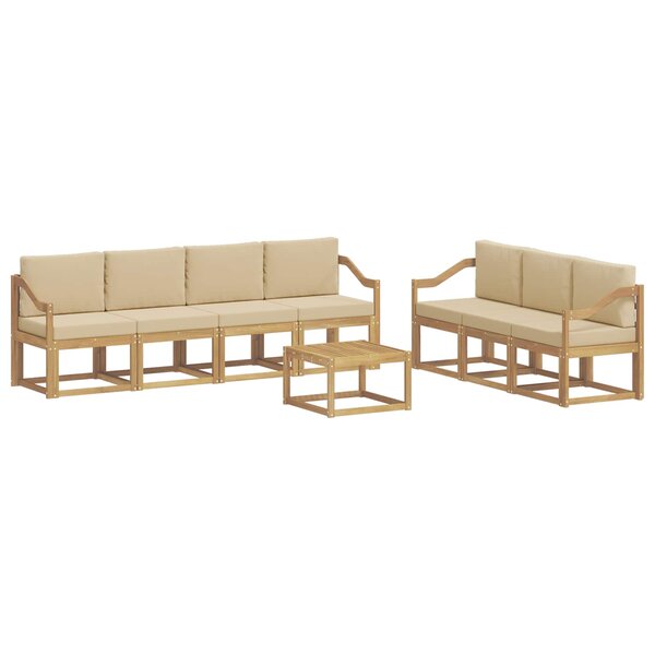 vidaXL Ensemble de canapés d'extérieur 7 pc