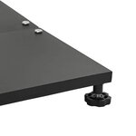 vidaXL Pied de parasol Noir 45 x 45 x 31 cm