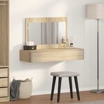 vidaXL Table de Toilette Marron 100 x 40 x 70 cm Bois d'ingénierie