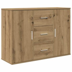 vidaXL Buffet chêne artisanal 90x29 5x65 cm bois d'ingénierie