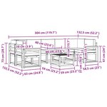 vidaXL Ensemble de canapés d'extérieur 6 pc