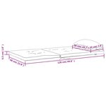 vidaXL Coussins de chaise adirondack lot de 2 carreaux gris