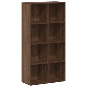 vidaXL Bibliothèque/Buffet Chêne marron 66x30x130 cm Bois d'ingénierie
