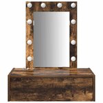 vidaXL Table de Toilette Marron 60 x 40 x 70 cm Bois d'ingénierie