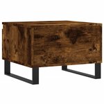 vidaXL Tables basses 2 Pièces chêne fumé 50x46x35 cm bois d'ingénierie
