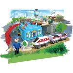 Hape E3773 - Paysage urbain train dans boîte de rangement