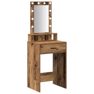 vidaXL Table de Toilette Marron 50 x 41 x 140 cm Bois d'ingénierie