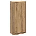 vidaXL Meuble de lavabo mural Chêne artisanal 35 x 20 x 81 cm