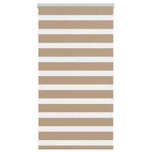 vidaXL Store zèbre marron sable largeur du tissu 65 9 cm polyester