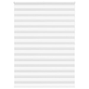 vidaXL Store zèbre blanc 160x200 cm largeur du tissu 155 9cm polyester