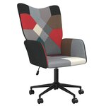 vidaXL Chaise de relaxation Patchwork Tissu