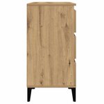 vidaXL Buffet chêne artisanal 60x35x70 cm bois d'ingénierie