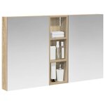 vidaXL Ensemble de Meubles de Salle de Bain 3 Pièces 100 x 10 5 x 60 5 cm