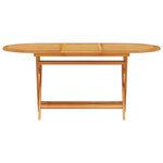 vidaXL Ensemble de dîner de jardin 9 pièces en bois massif acacia