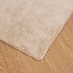vidaXL Tapis en Fourrure Synthétique de Lapin Olite Taupe 200 x 280 cm