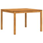 Ensemble de salle à manger de jardin vidaXL en bois massif d'acacia 5 pièces
