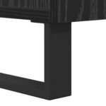 vidaXL Table basse Chêne noir 80 x 80 x 36 5 cm Bois d'ingénierie