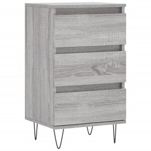 vidaXL Buffet sonoma gris 40x35x70 cm bois d'ingénierie