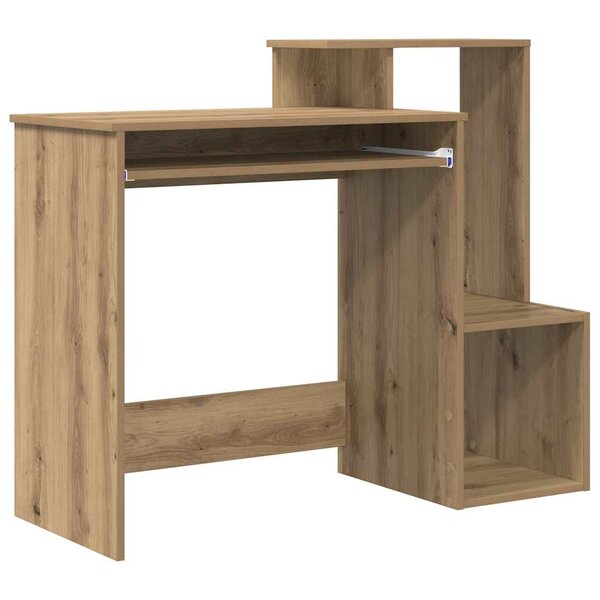 vidaXL Bureau Chêne artisanal 106 x 41 x 88.5 cm Bois d'ingénierie