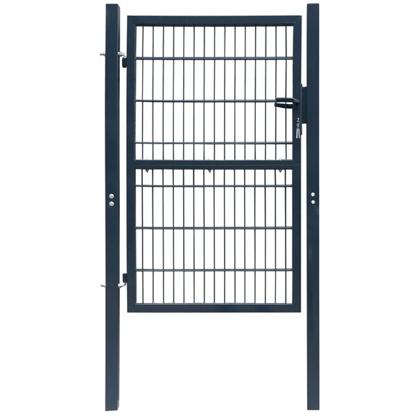 vidaXL Portillon 2D (simple) Gris anthracite 106x190 cm
